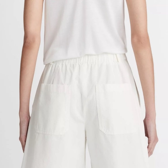 VINCE Washed Cotton Short - Off White - Size 0 - NWOT - Picture 2 of 12